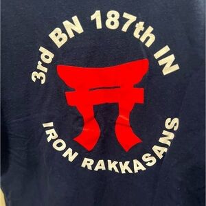 3rd Battalion 187th Infantry “Rakkasans” t-shirt size large in GUC
